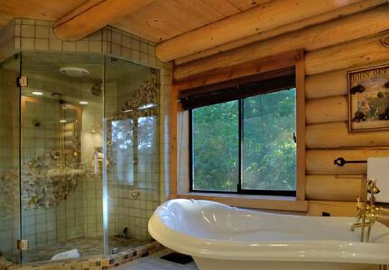 Eagles Nest - Natural Log Cabin With Guest House Айділлвайлд Екстер'єр фото