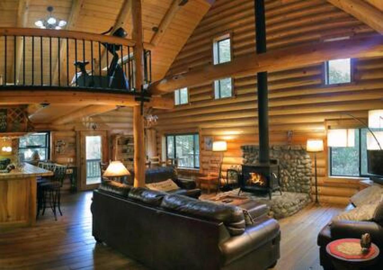 Eagles Nest - Natural Log Cabin With Guest House Айділлвайлд Екстер'єр фото